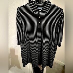 Roundtree & Yorke Performance Polo, Black, Large